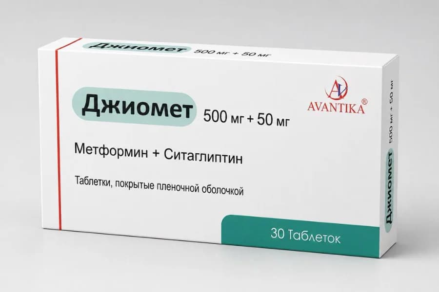 Jiomet Tablets 500mg+50mg